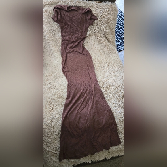 REORIA Crew Neck Lounge Maxi Dress #1029 - Picture 3 of 11